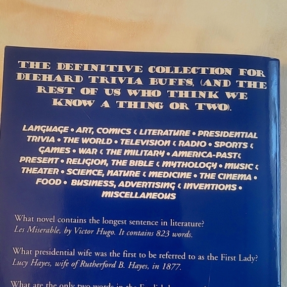 5087 Know It All Weird and Wacky Trivia Questions and Answers - Picture 2 of 4